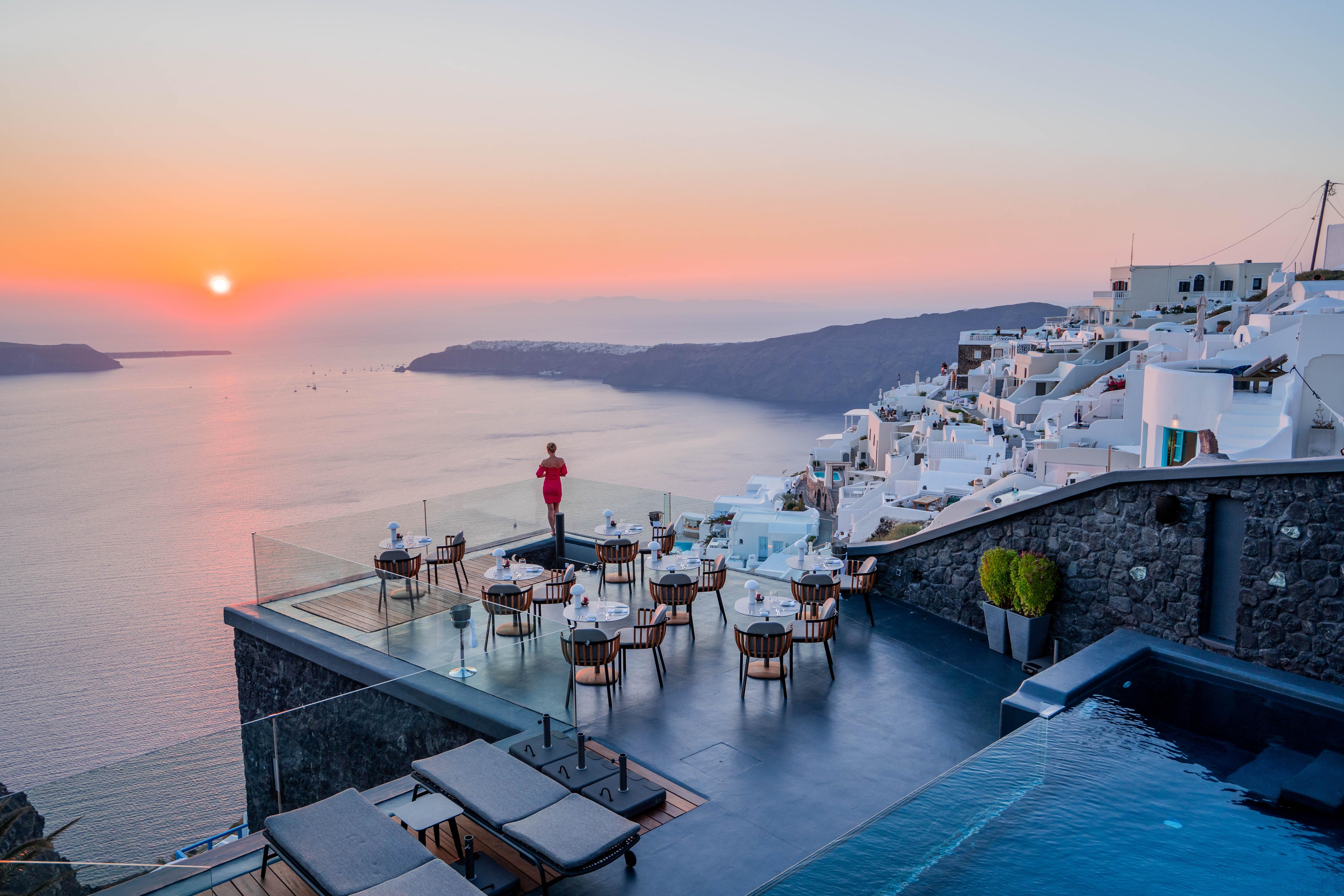 Hotel Kivotos Santorini à Imerovígli Extérieur photo